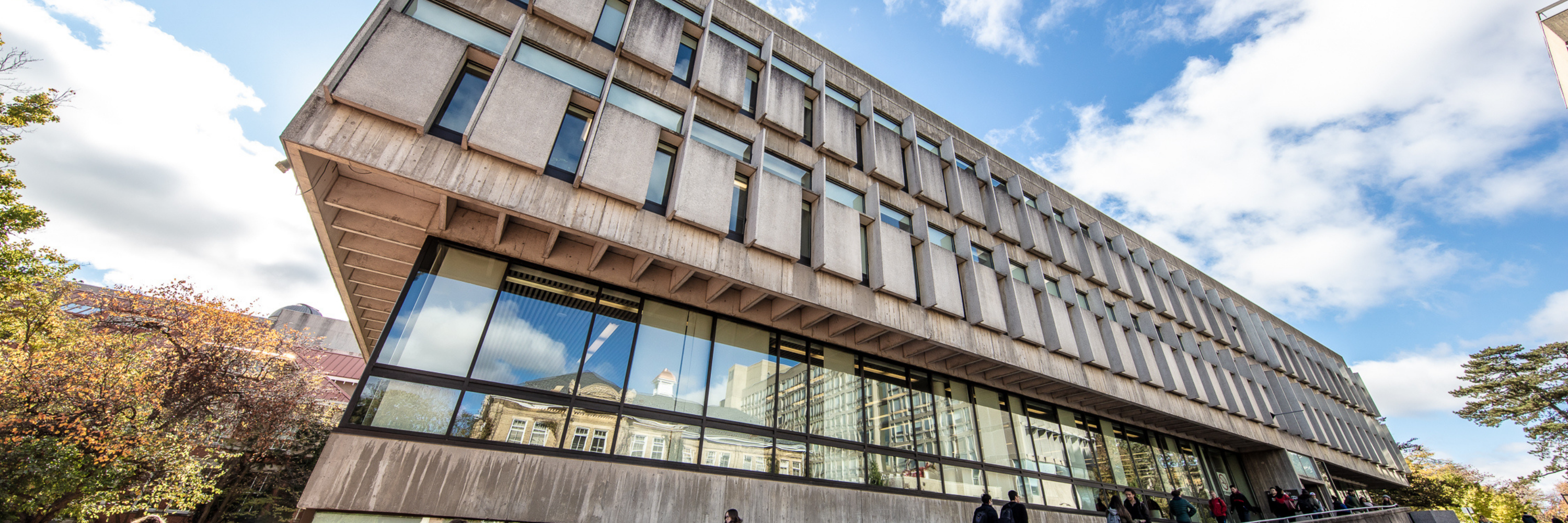 Exterior of McLaughlin Library