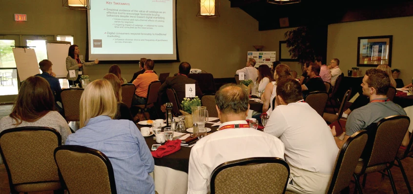 a photo of the marketing analytics centre annual symposium