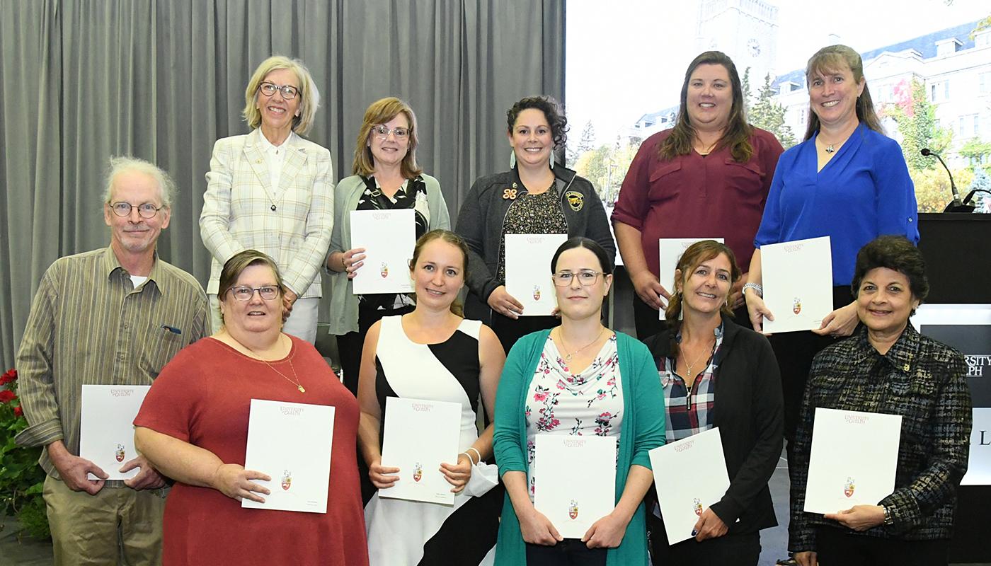 Exemplary Staff Award recipients 2022