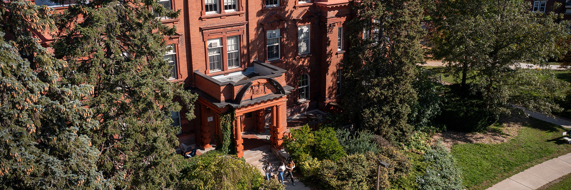 Aerial image of Macdonald Institute