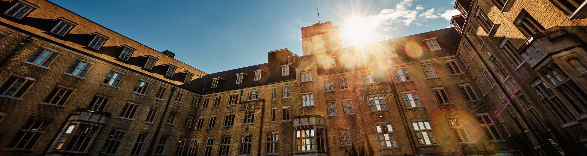 The North Residence at the University of Guelph during day time