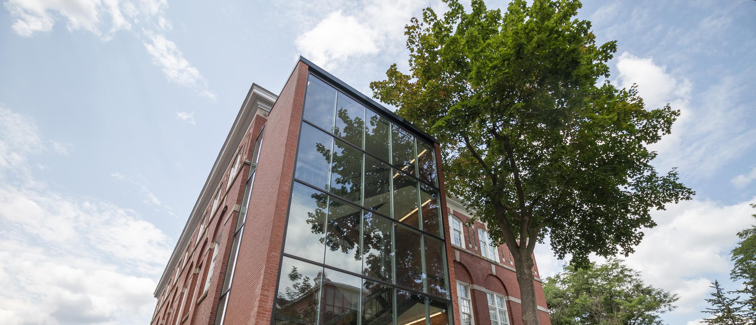Reynolds building from southeast side.
