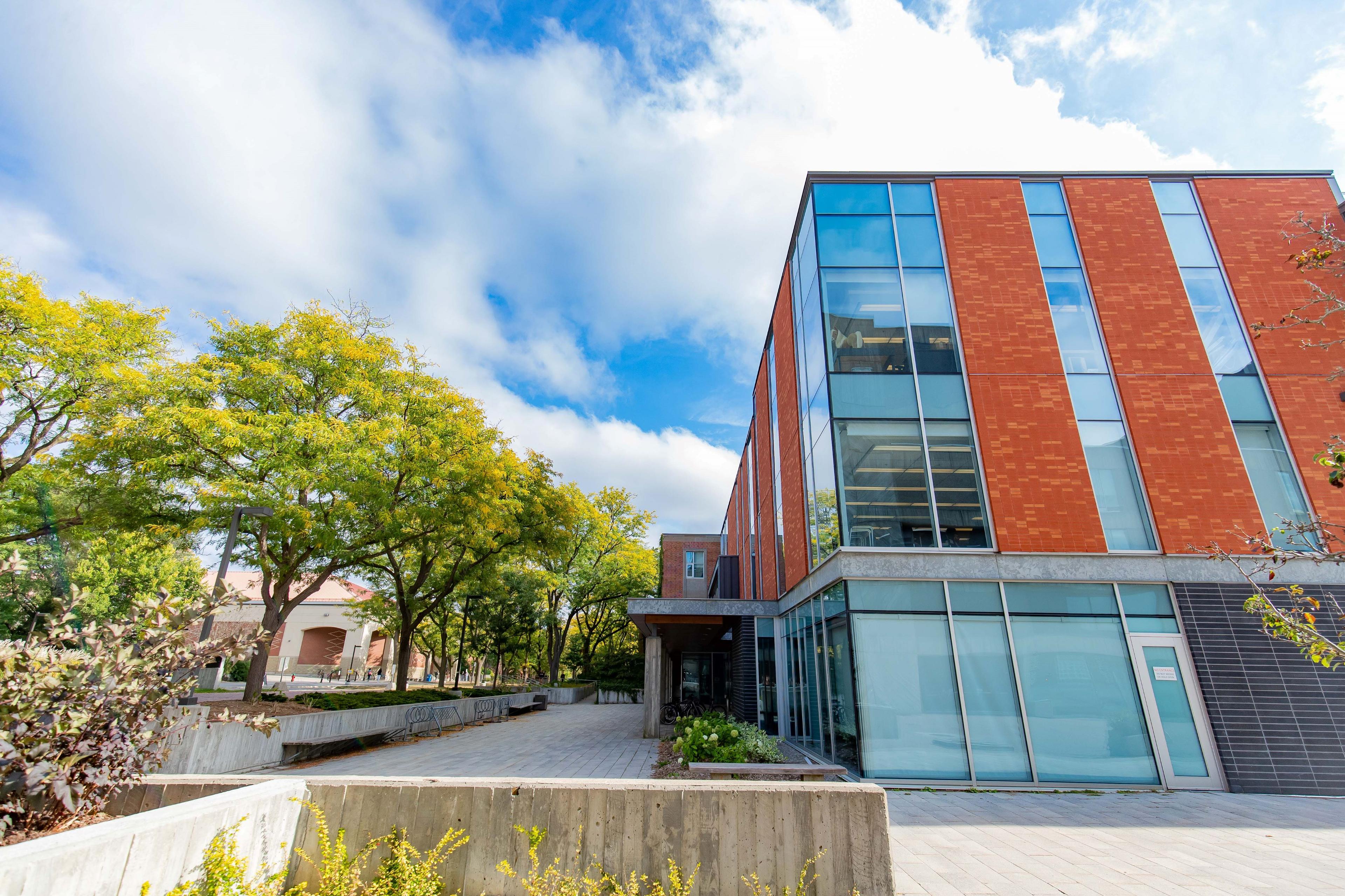 Thornborough building at the University of Guelph.