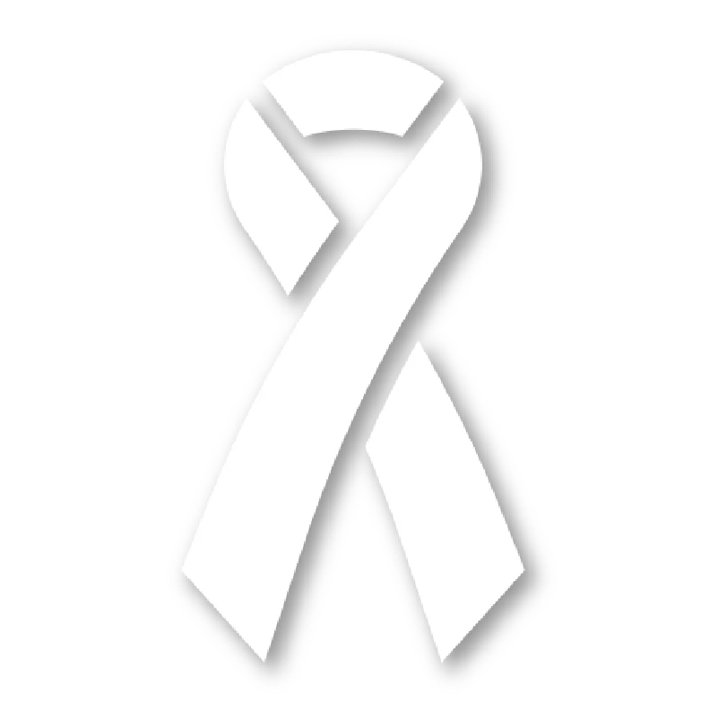 White ribbon.