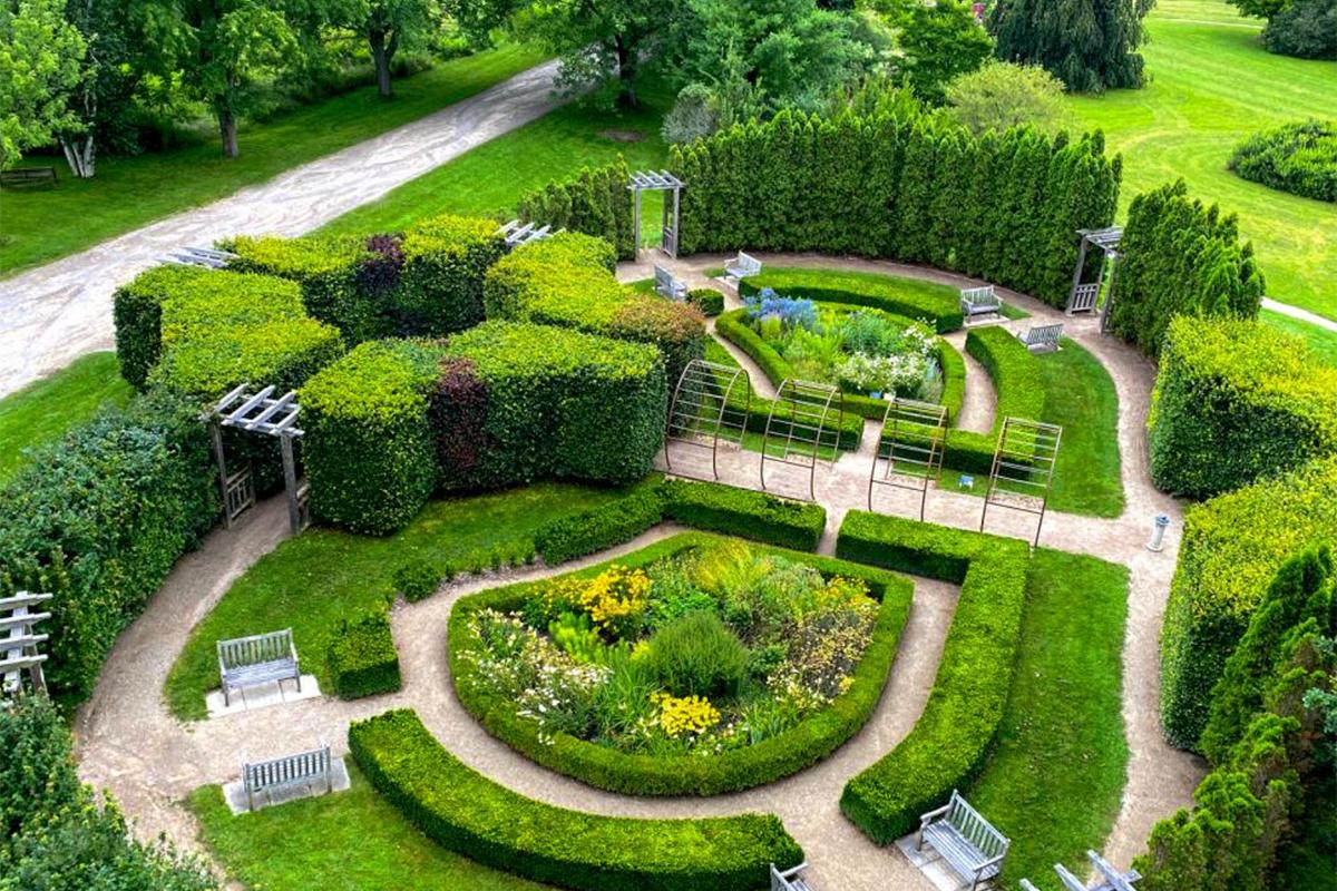 Ariel view of the Arboretum