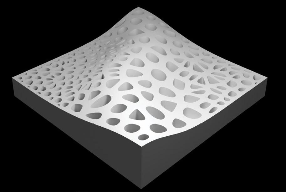 a sketch of an landscape computer visualization