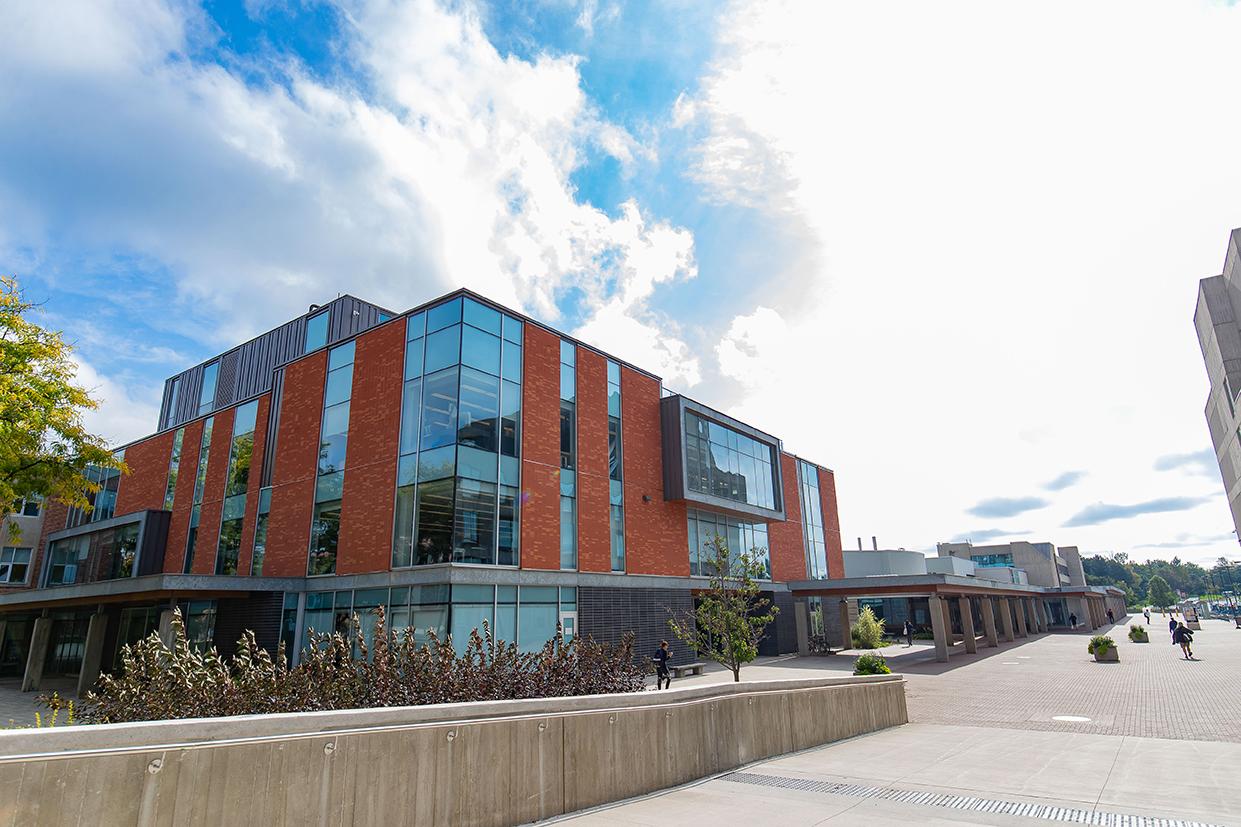 South facing image of Thornbrough building on a sunny day