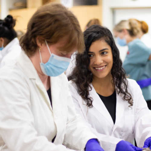 Students in a MWB lab