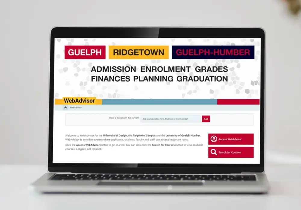 A laptop open to the LINC website home page.