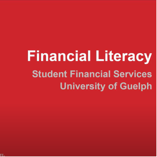The title screen of a financial literacy webinar.