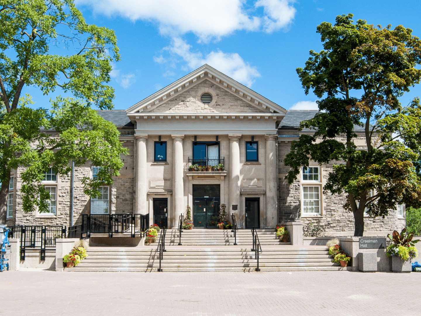 Creelman Hall from the front