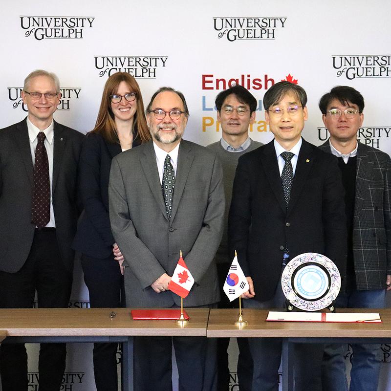 Group shot during MOU signing.