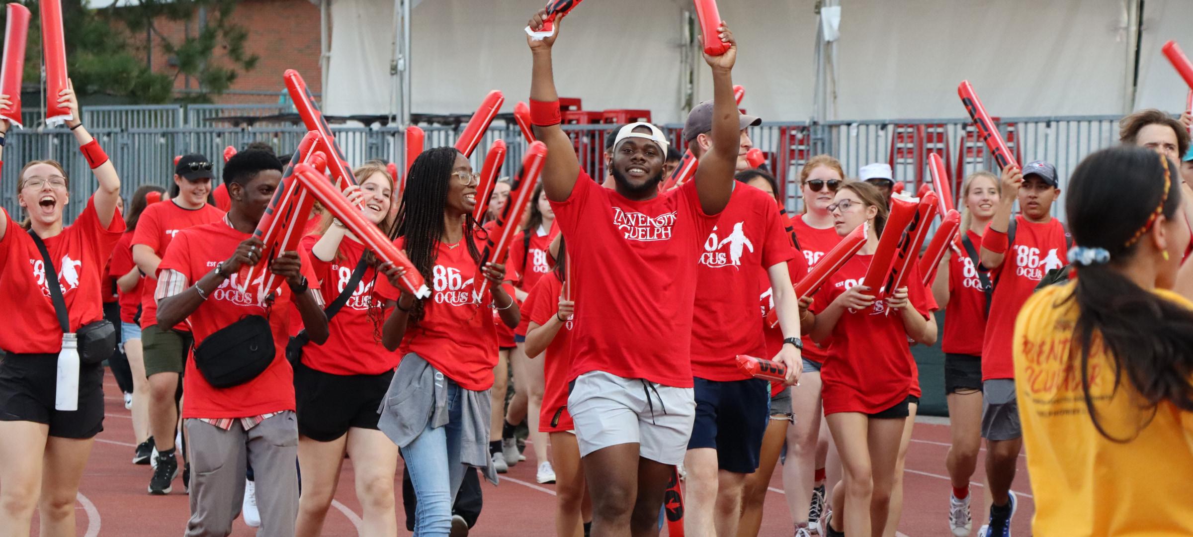 Students at Pep Rally