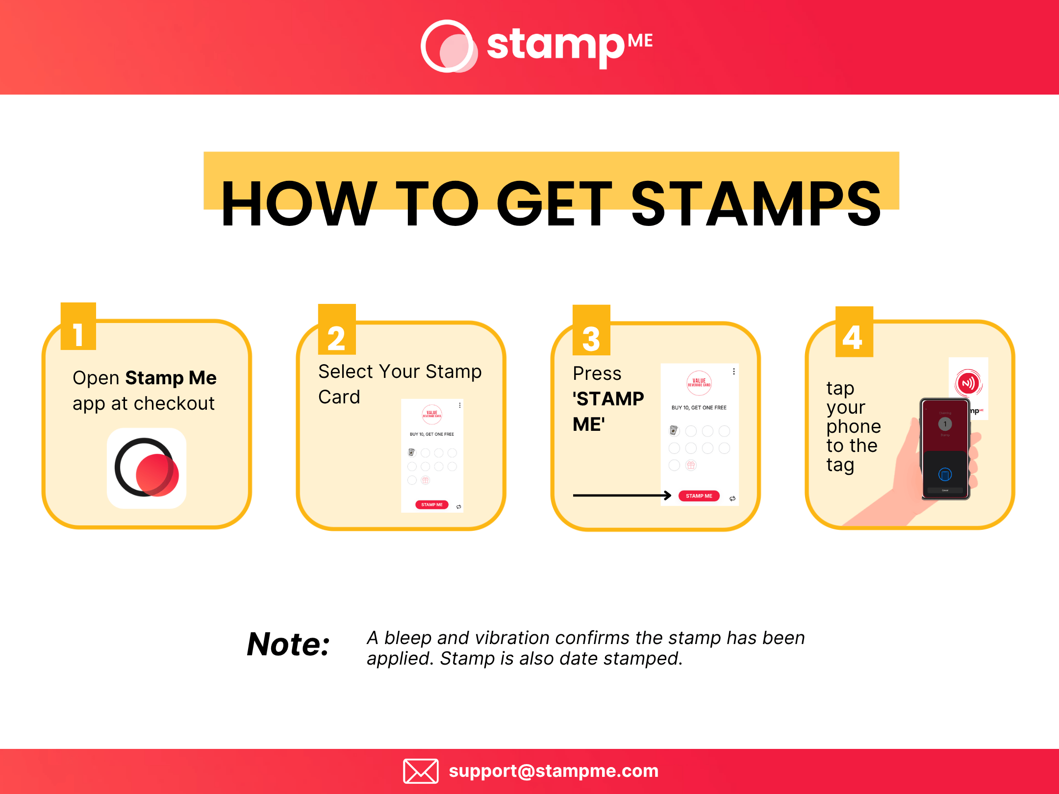 How to get stamps 