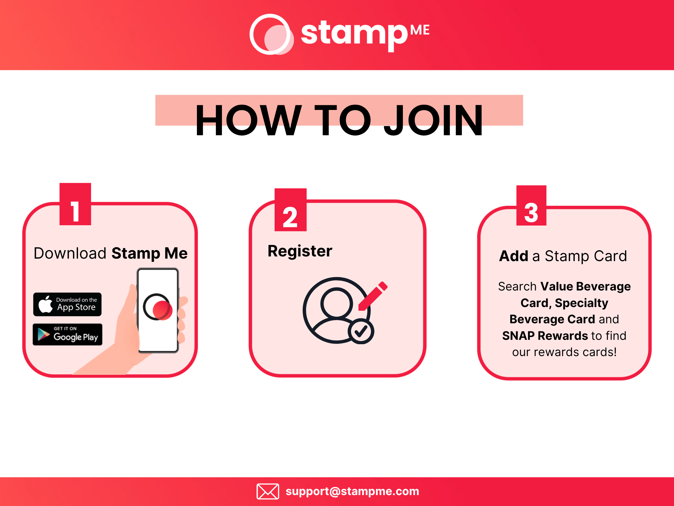 STAMP ME how to join