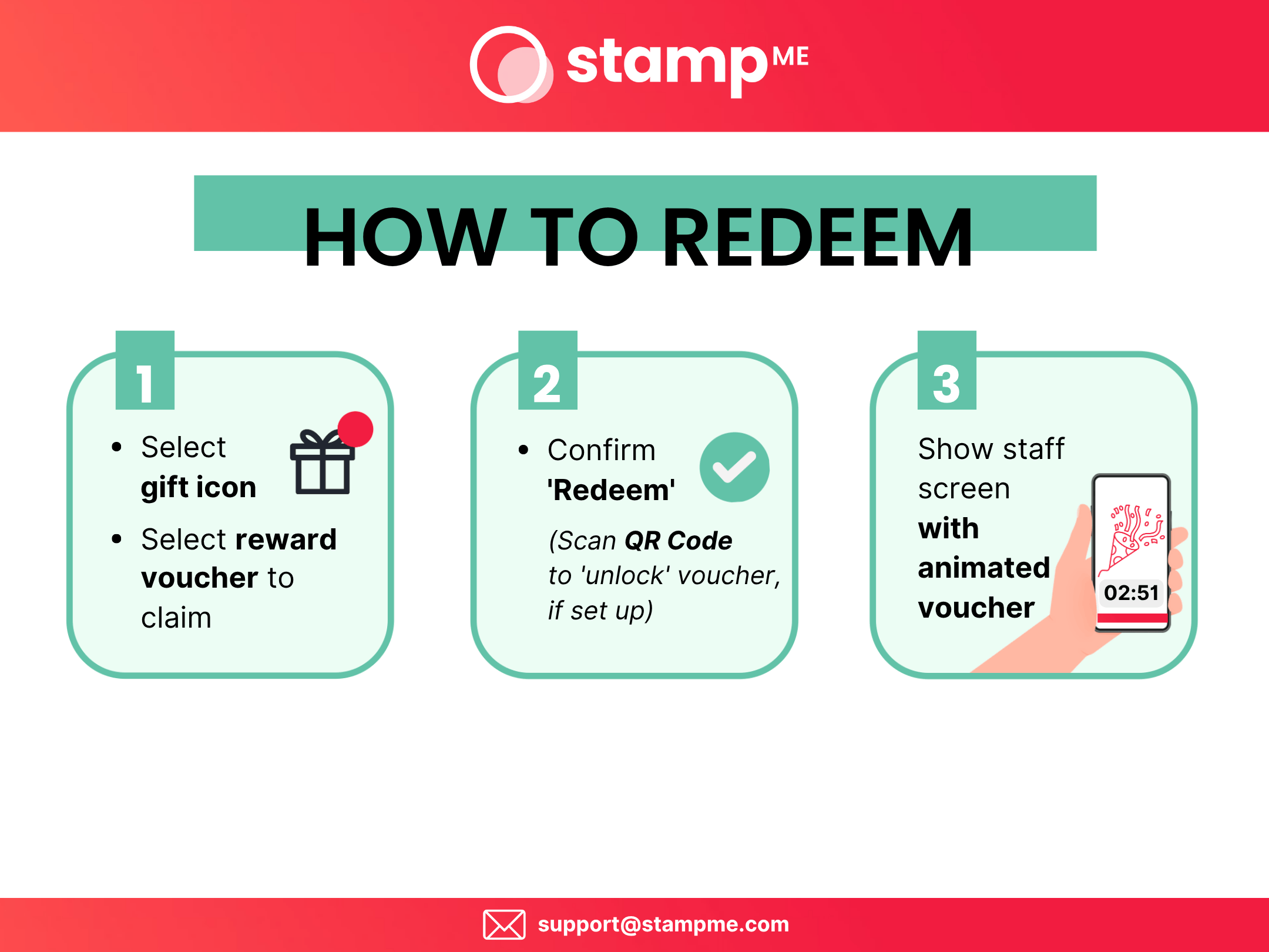 How to Redeem Stamps