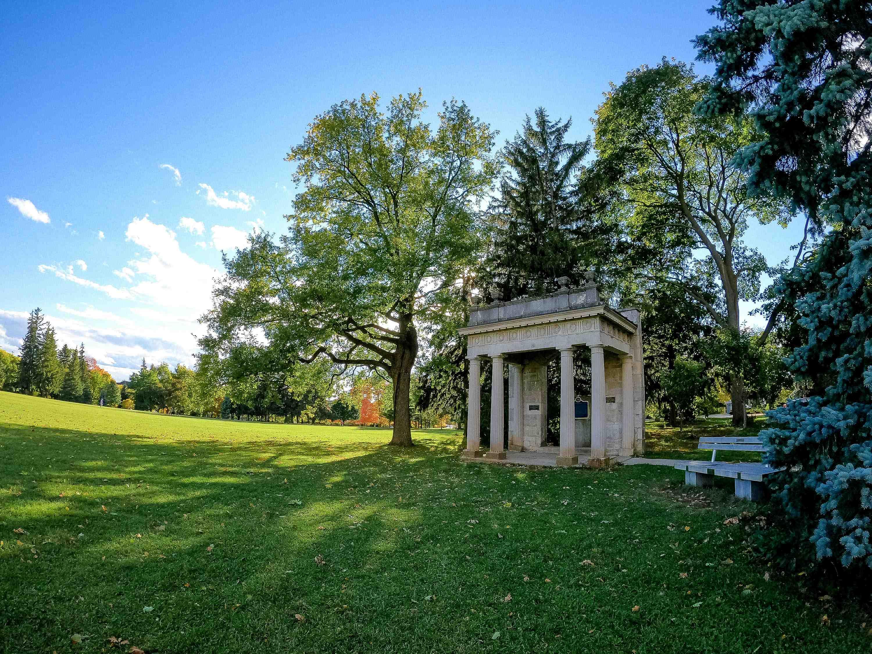Johnston Green memorial stone