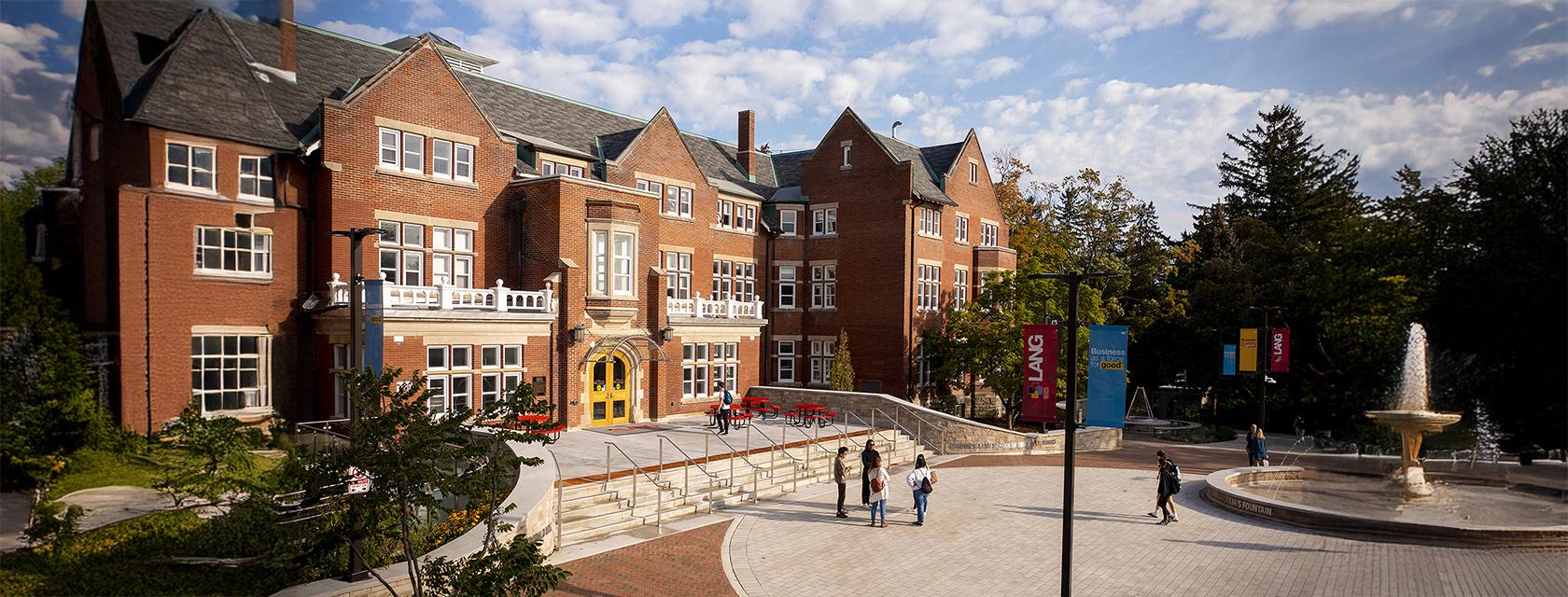 The Lang Business building on U of G campus.
