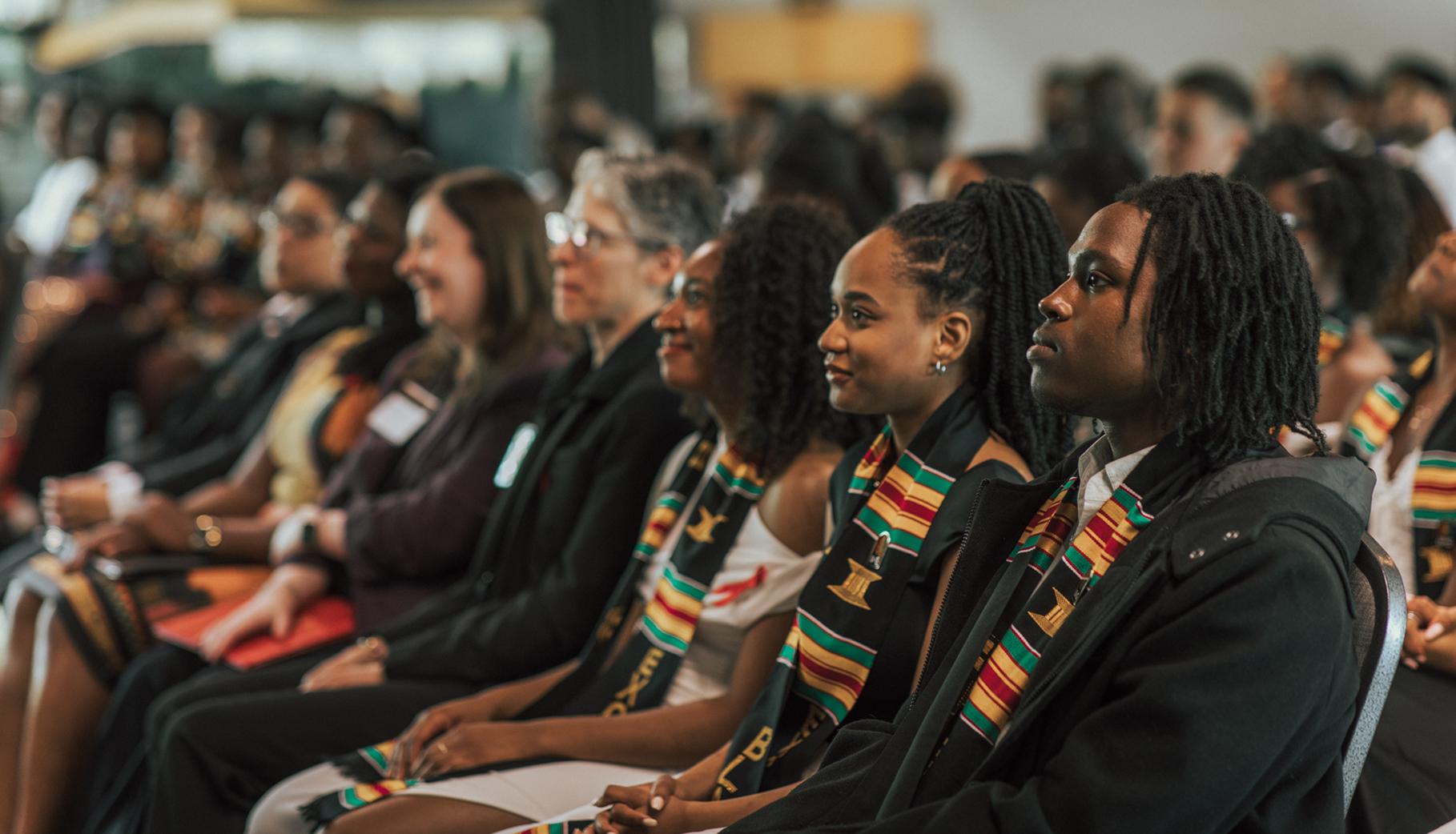 Graduands and guests at Black Graduation and Achievement Ceremony