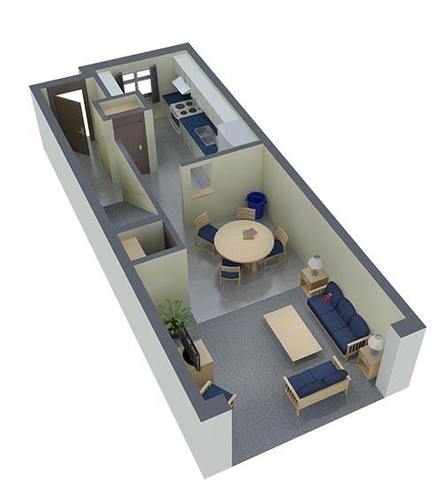 Residence East Village Townhouse First Floor Layout