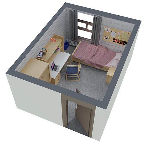 Residence Lennox and Addington Single Room Layout