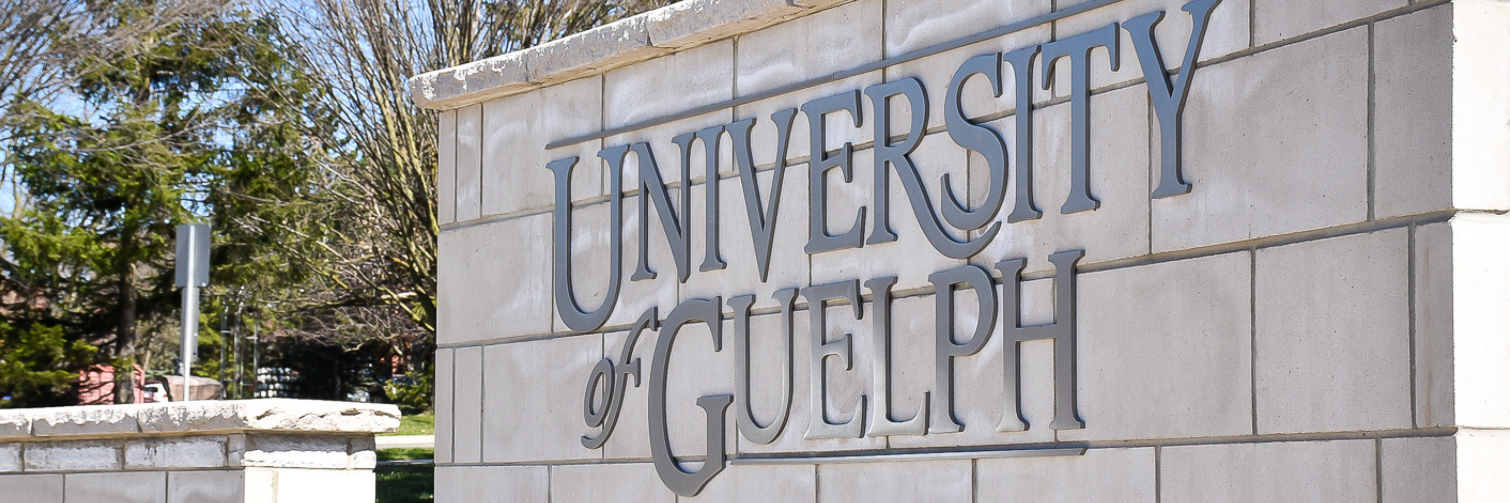 University of Guelph sign