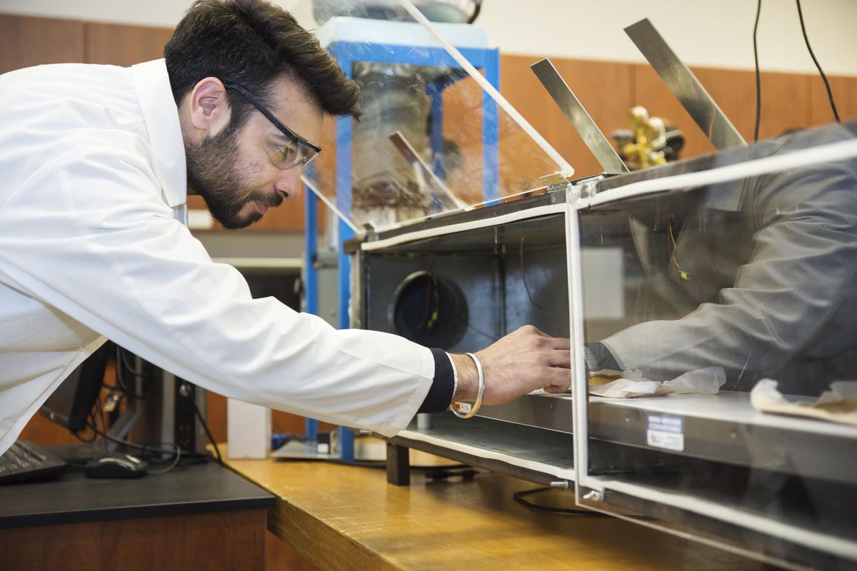 U of G students working in a lab