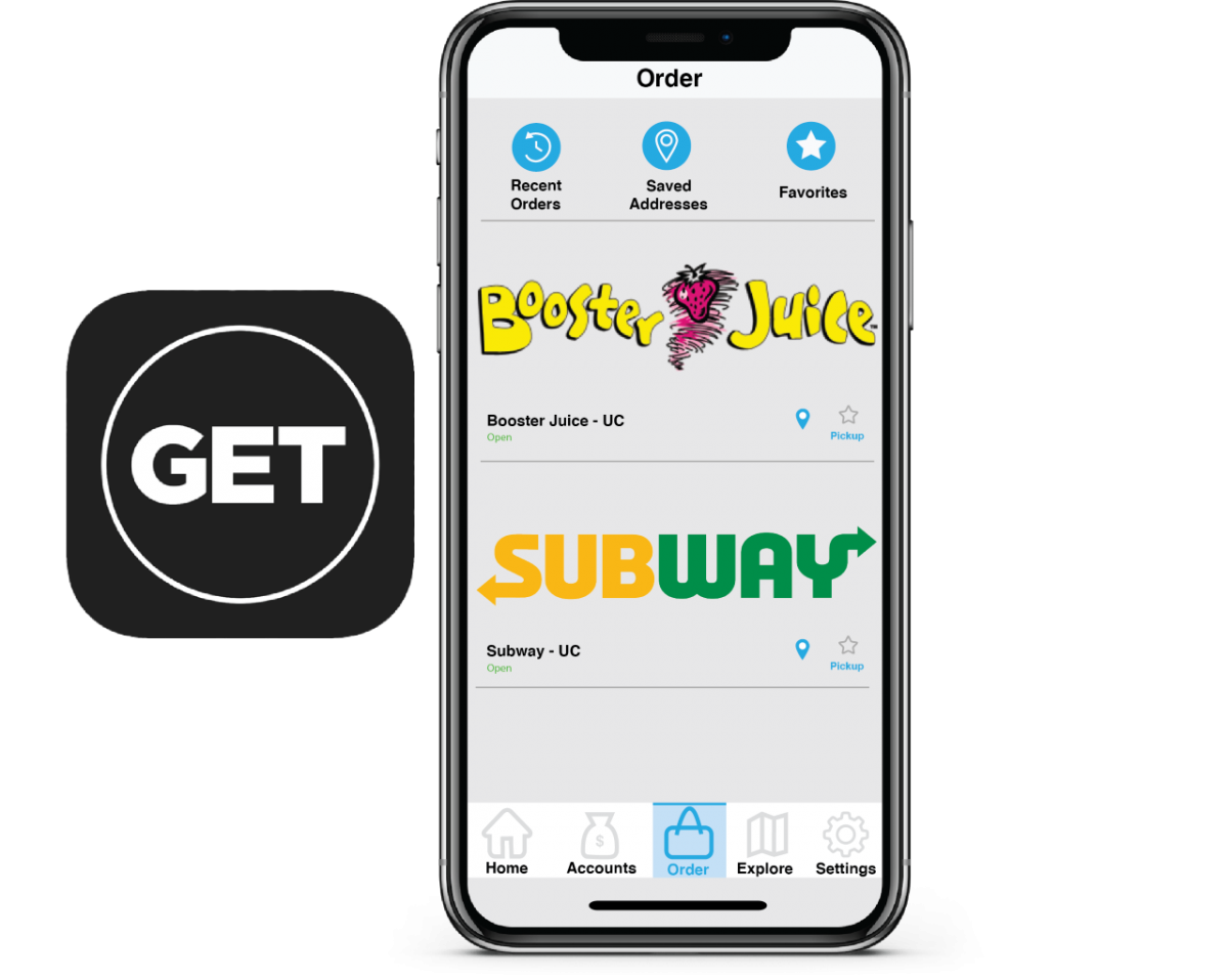GET Mobile order food