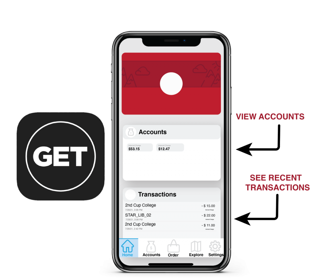 GET View transactions