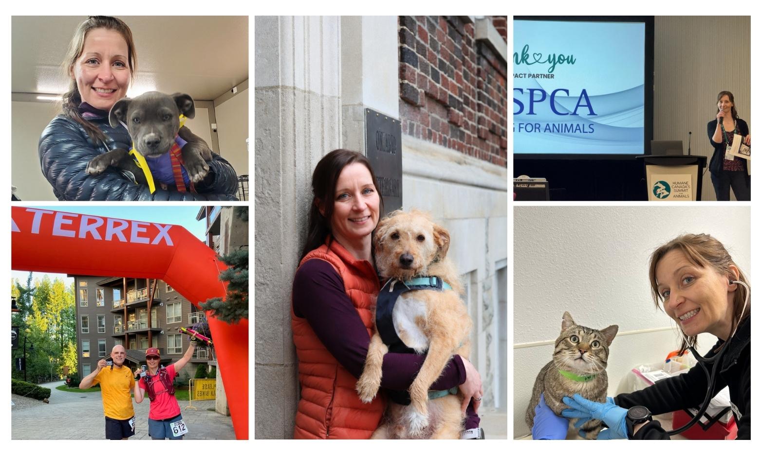 collage of images of Dr. Sara Ritzie