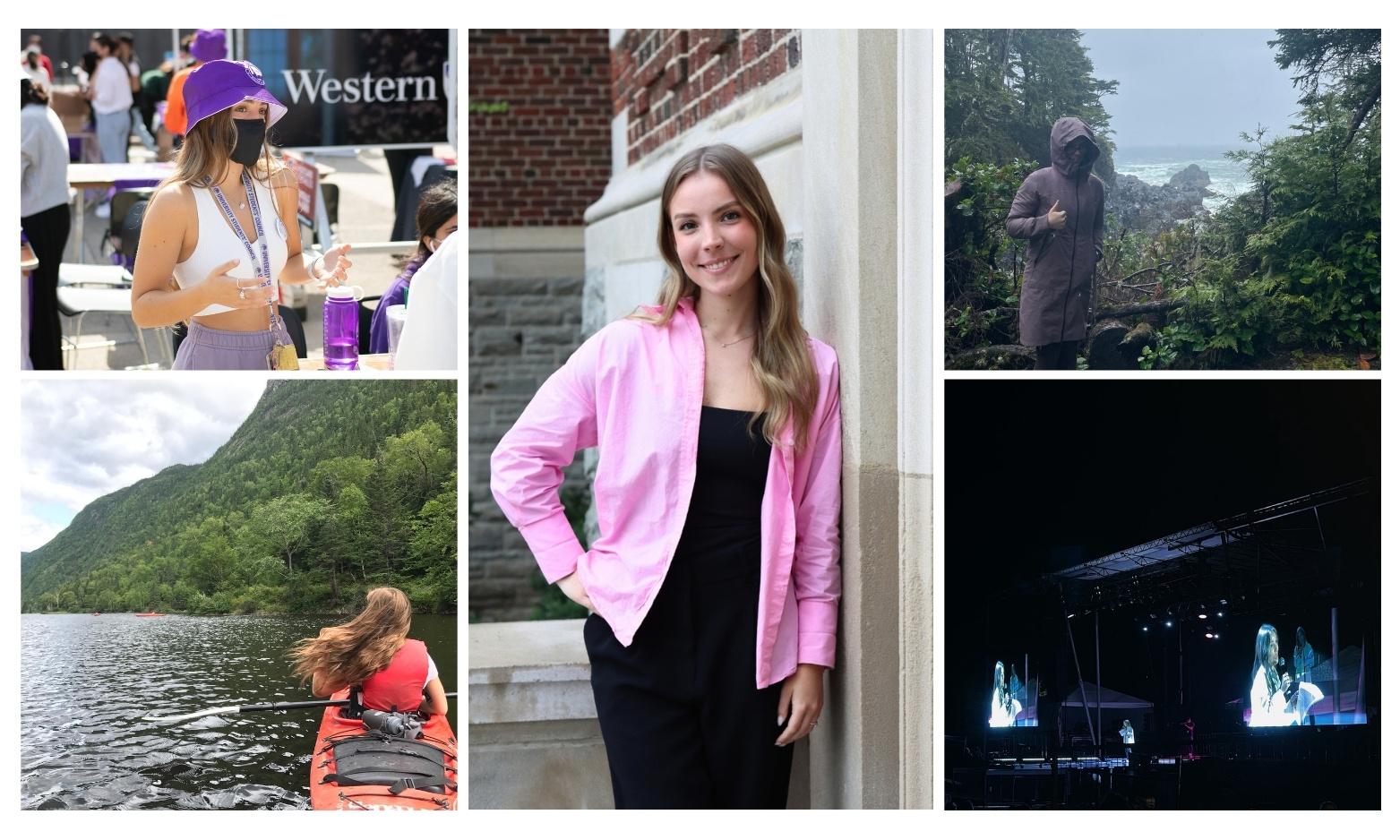 Collage of images of Emily Kesteloot