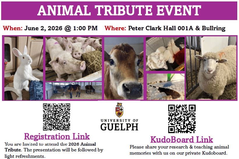 Animal Tribute Event, June 2 2026 at Peter Clark Hall