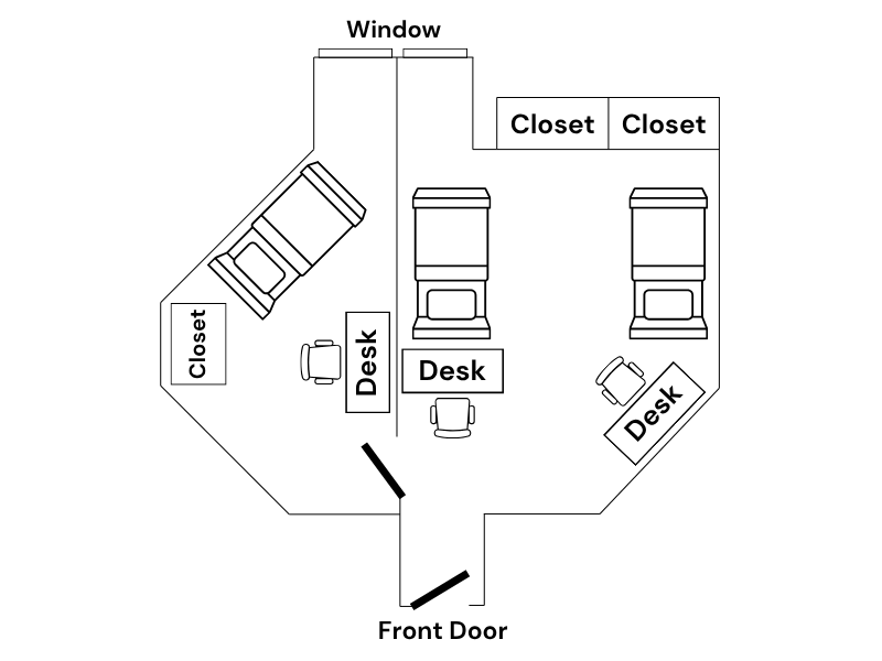 South Residence - Alcove Triple Room