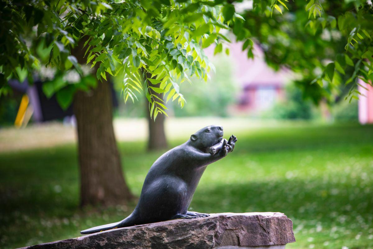 Image of First Nations Beaver Sculpture