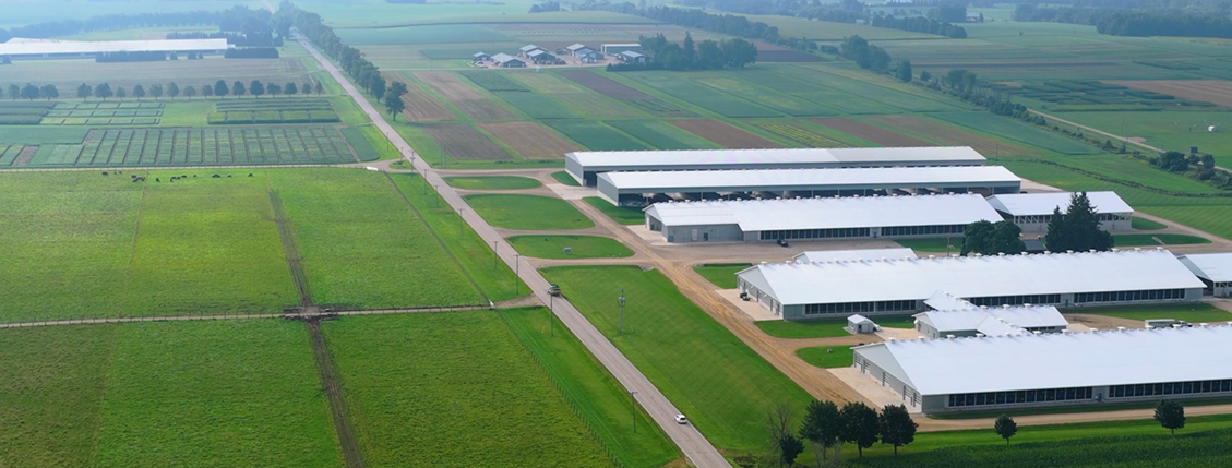 Elora Research Centres drone shot