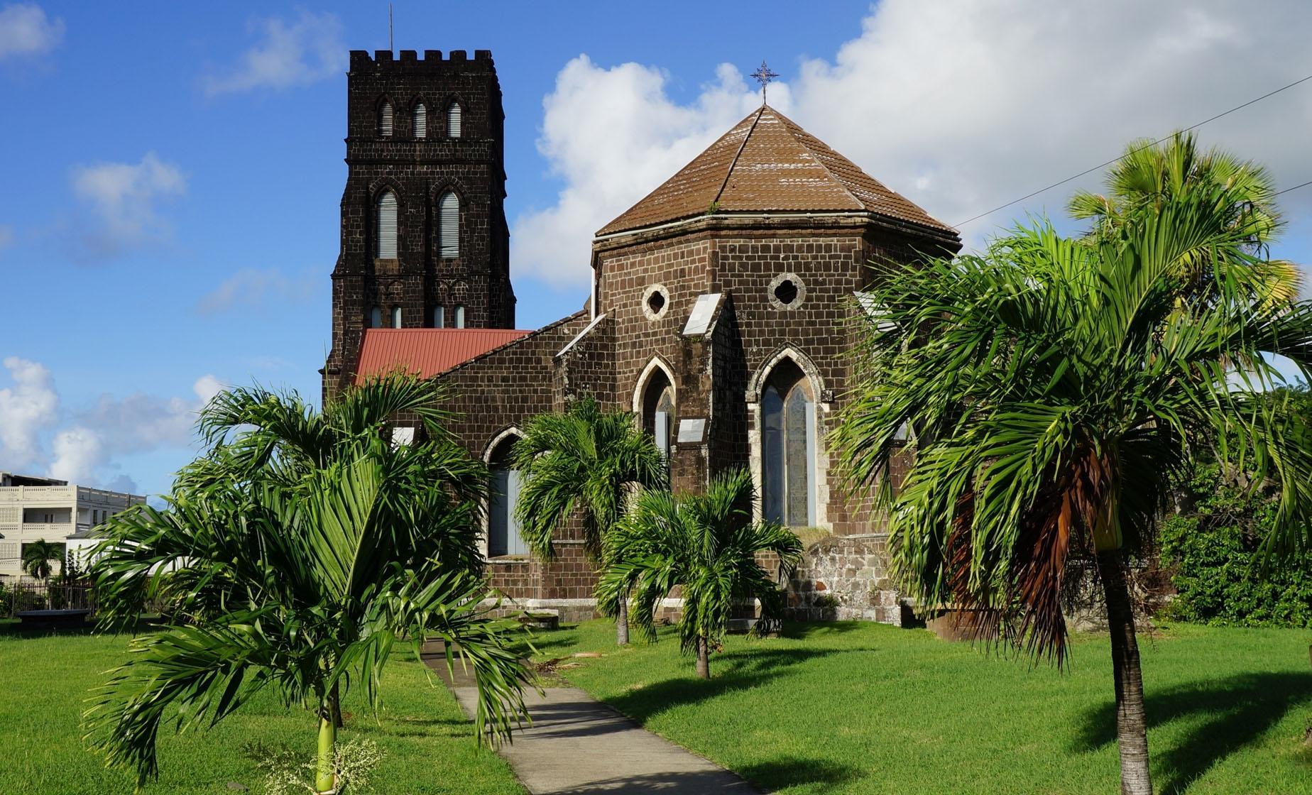 Brick building in St. Kitts