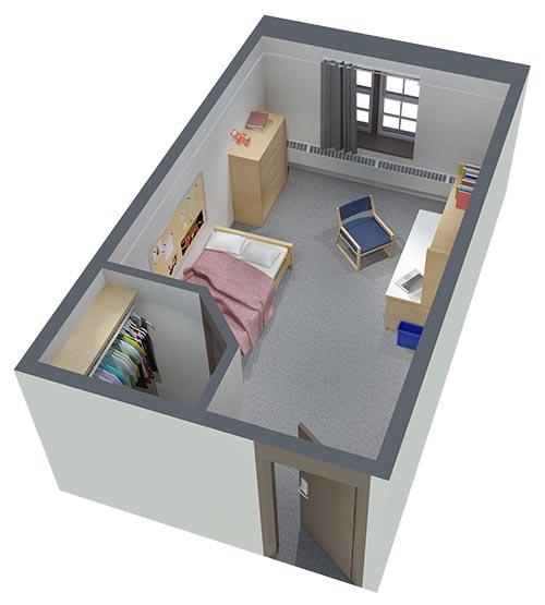 A drawing of 3 students in front of the Gryphon statue with a banner below them that says University of Guelph 2020